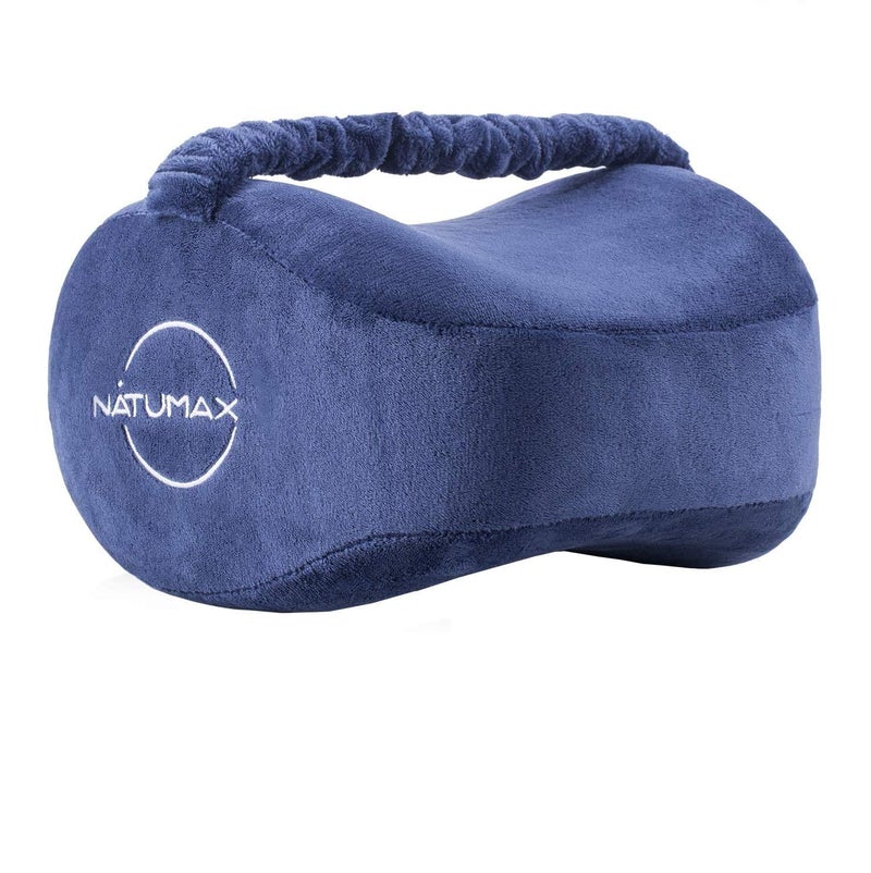 NATUMAX وسادة NATUMAX للركبة للذين ينامون على الجانب - تخفيف آلام عرق النسا - آلام الظهر، آلام الساق، الحمل، آلام الورك والمفاصل وسادة ساق من رغوة الذاكرة (وسادة + قناع نوم وسدادات أذن) - Image 1